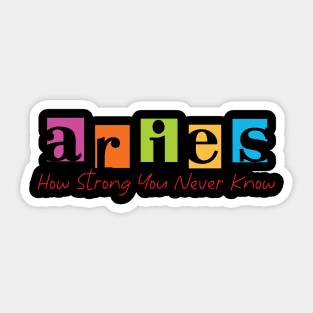 Aries Sticker